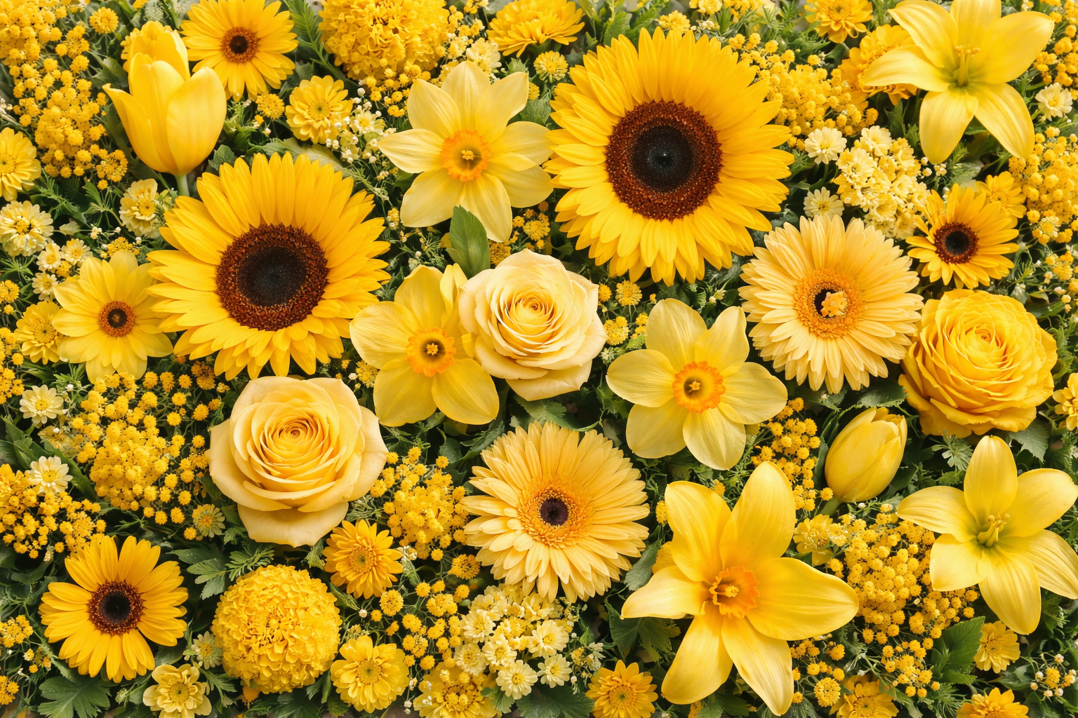 Flores amarillas: 🌼 Temporada Dorada